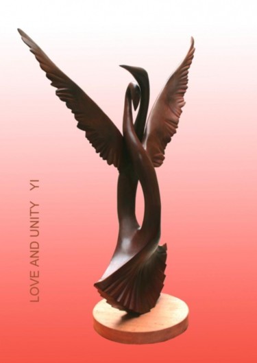 Sculpture titled "Love and Unity YI" by Ypym Shystyq, Original Artwork, Bronze