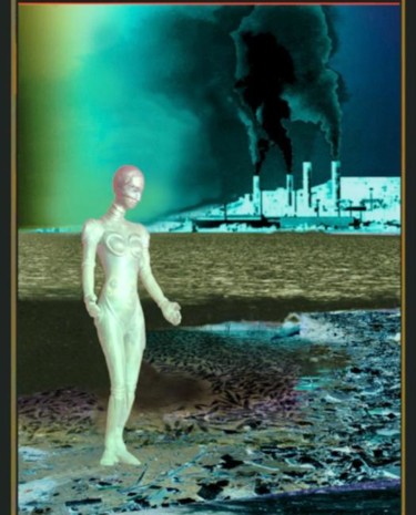 Arte digitale intitolato "Other planet" da Ypym Shystyq, Opera d'arte originale