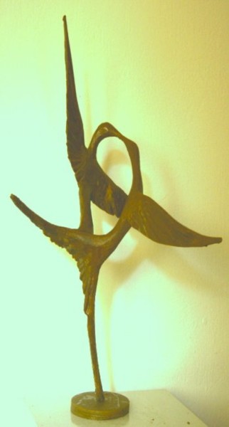 Sculpture titled "Whirl of dance 6" by Ypym Shystyq, Original Artwork, Casting