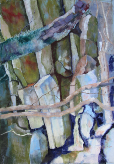 harmonie2-vegetal-mineral.jpg 60x80 cm ©2017 par Claudette Allosio