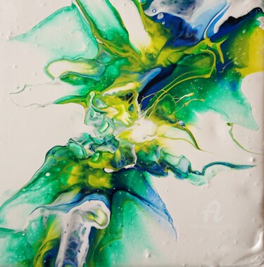 Pittura intitolato "Bloom3" da Claudette Allosio, Opera d'arte originale, Acrilico