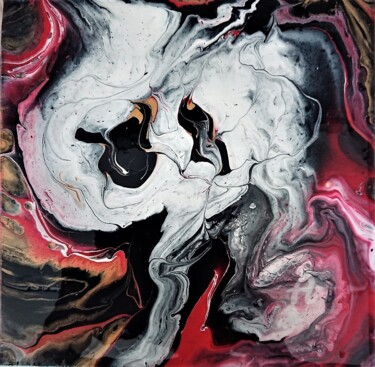 Peinture intitulée "les compères 2" par Claudette Allosio, Œuvre d'art originale, Acrylique