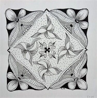 Drawing titled "CA39" by Claudette Allosio, Original Artwork, Marker