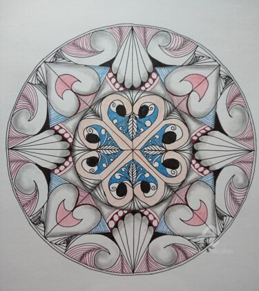 Drawing titled "C99" by Claudette Allosio, Original Artwork, Marker