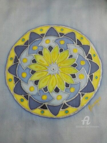 Artesanía titulada "Mandala-04" por Almagro, Obra de arte original