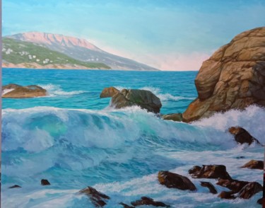 Картина под названием "Морской пейзаж" - Дмитрий Осипенко, Подлинное произведение искусства, Масло
