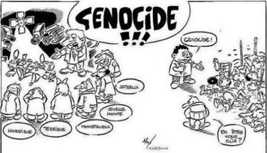 Dessin intitulée "Genocide" par Almo The Best, Œuvre d'art originale