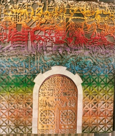 Painting titled "From the islamic tr…" by Mukheled Almukhtar, Original Artwork