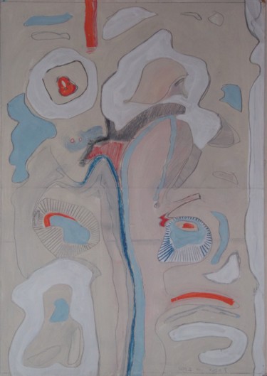 Malerei mit dem Titel "Vital" von Alois Oberndorfer, Original-Kunstwerk, Acryl