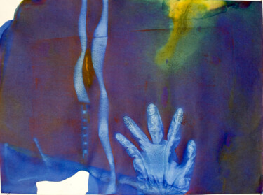 Ζωγραφική με τίτλο "Die Hand" από Alois Oberndorfer, Αυθεντικά έργα τέχνης, Χρωστικές ουσίες