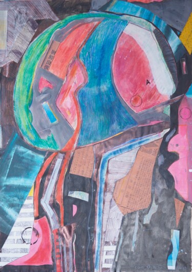 Картина под названием "Brain" - Alois Oberndorfer, Подлинное произведение искусства, Акрил