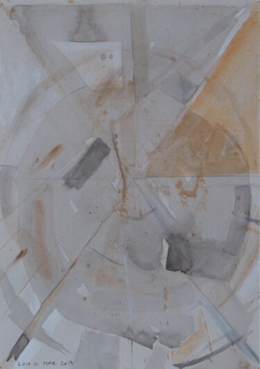 Tekening getiteld "Rotation" door Alois Oberndorfer, Origineel Kunstwerk, Inkt