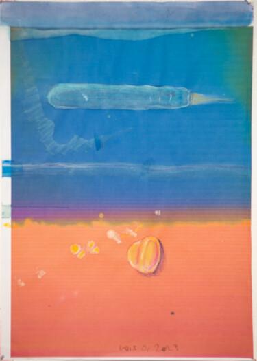 Peinture intitulée "Rocket" par Alois Oberndorfer, Œuvre d'art originale, Encre
