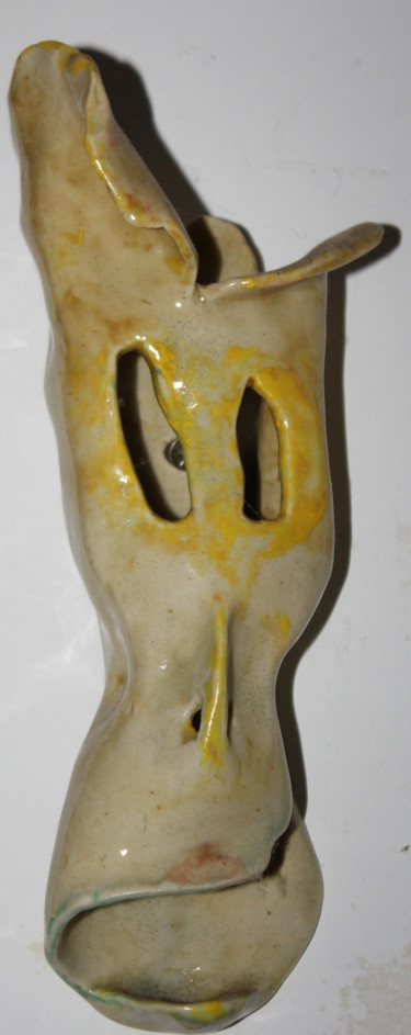Sculpture titled "Le Gardien" by Alochka, Original Artwork, Ceramics