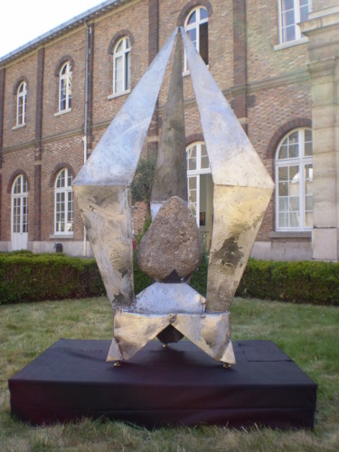 Sculpture intitulée "trident.jpg" par Frankalan, Œuvre d'art originale, Métaux