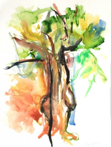 Painting titled "arbol_4_500.jpg" by Lambert Savigneux, Original Artwork