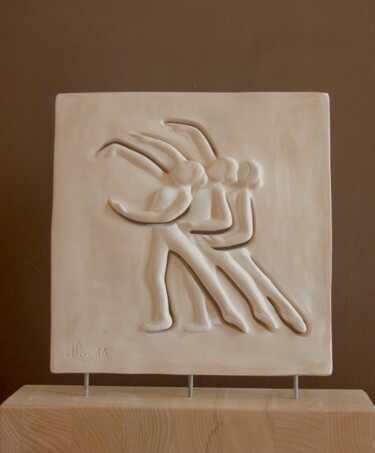Sculpture titled "Le ballet" by Alice Marie, Original Artwork, Terra cotta