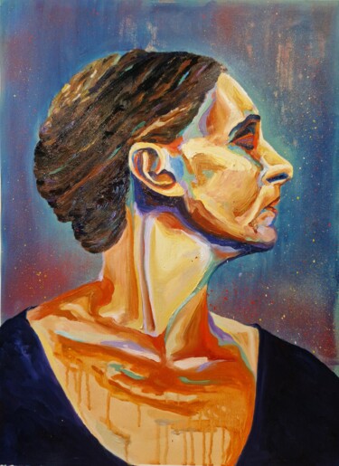 Pintura titulada "Retrato de Pina Bau…" por Alota Ribeiro, Obra de arte original, Oleo