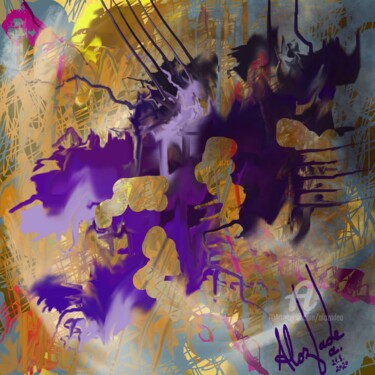 Arts numériques intitulée "System of ideas dis…" par Ahmed Alozade, Œuvre d'art originale, Peinture numérique