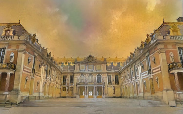Digital Arts titled "Château Versaille" by Alpha Zero, Original Artwork, Digital Painting