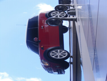 Photography titled "Hanging Mini Cooper…" by Alphonse Mpeke, Original Artwork