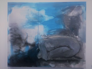 Pintura intitulada "Desolação 3-Desolat…" por Ana Leonor Rocha Rocha, Obras de arte originais, Acrílico
