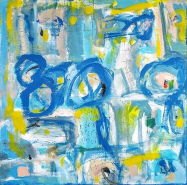 El grupo Peinture intitulée "El grupo" par Alfonso Sánchez, Œuvre d'art originale, Acrylique Monté sur Châssis