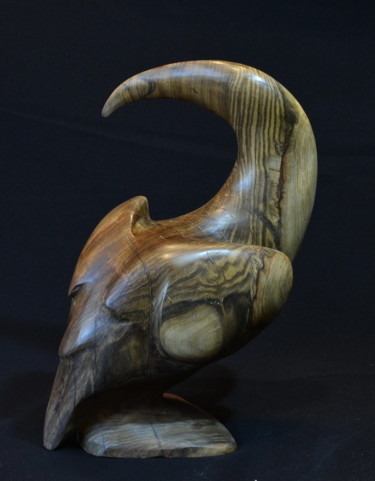 Скульптура под названием "серпоклюв" - Эдуард Савин, Подлинное произведение искусства
