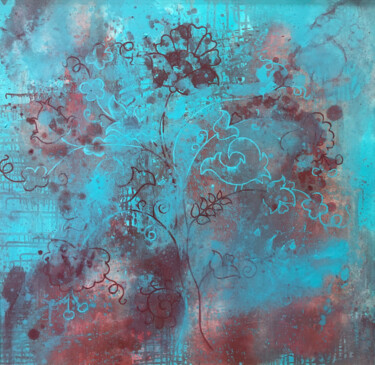 Картина под названием "без названия" - Алсу Юсупова, Подлинное произведение искусства, Масло