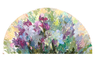 Peinture intitulée "цветы" par Alsu Iusupova, Œuvre d'art originale, Huile