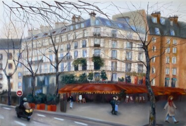 Pintura titulada "Paris" por Alsu Vagidullina, Obra de arte original, Pastel