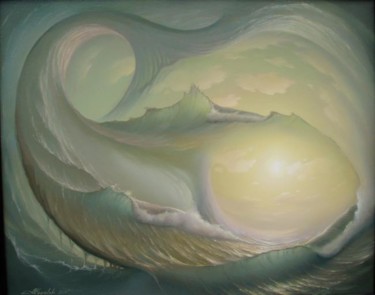 Картина под названием "Рыба" - Анатолий Козельский, Подлинное произведение искусства, Масло