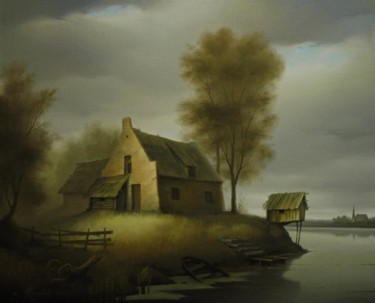 Картина под названием "Голландский мотив" - Анатолий Козельский, Подлинное произведение искусства, Другой