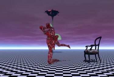 Digital Arts titled "Midnight tango" by Altezmo, Original Artwork, 3D Modeling