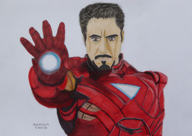 「Ironman」というタイトルの描画 Altheaによって, オリジナルのアートワーク