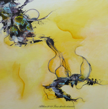 Malerei mit dem Titel "Zen4" von Althea, Original-Kunstwerk, Acryl