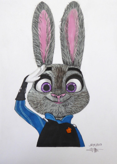 Drawing titled "Judy" by Althea, Original Artwork