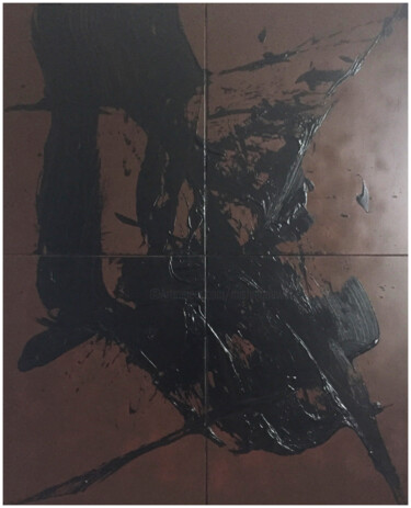 Peinture intitulée "Icarus" par Altone Mishino, Œuvre d'art originale, Acrylique