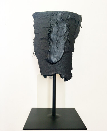 Skulptur mit dem Titel "Poèm7" von Altone Mishino, Original-Kunstwerk, Holz