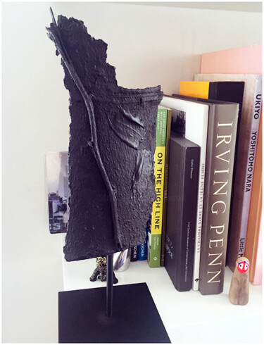 Skulptur mit dem Titel "Poèm 5 en situation" von Altone Mishino, Original-Kunstwerk, Holz