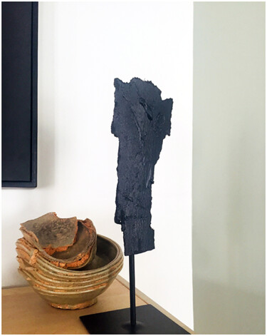 Sculpture intitulée "Poèm 6 en situation" par Altone Mishino, Œuvre d'art originale, Bois