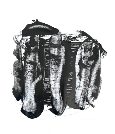 Dessin intitulée "Dark fences 2" par Altone Mishino, Œuvre d'art originale, Acrylique