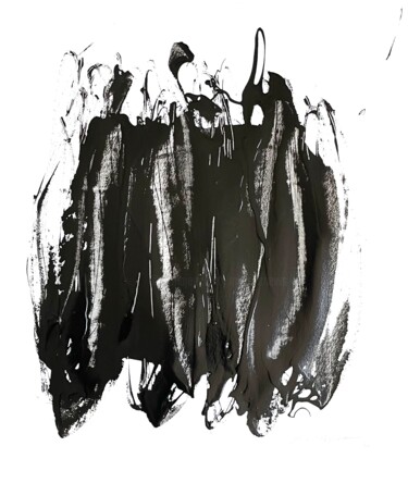 Dessin intitulée "Dark fences 4" par Altone Mishino, Œuvre d'art originale, Acrylique