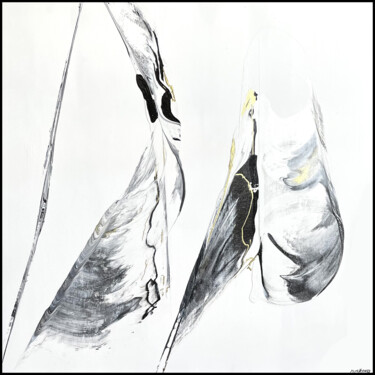 Картина под названием "Emotion and desire 1" - Altone Mishino, Подлинное произведение искусства, Акрил Установлен на Деревян…