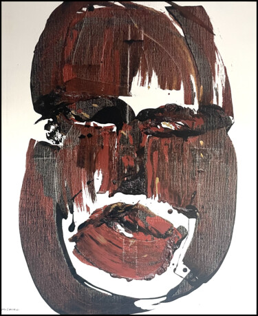 Peinture intitulée "Bamoun" par Altone Mishino, Œuvre d'art originale, Acrylique Monté sur Châssis en bois