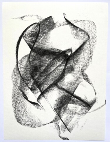 Drawing titled "Dance 3" by Altone Mishino, Original Artwork, Charcoal