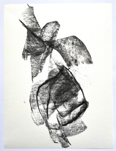 Drawing titled "Dance 5" by Altone Mishino, Original Artwork, Charcoal