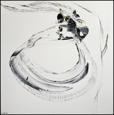 Картина под названием "Rain Tree XV, Mixed…" - Altone Mishino, Подлинное произведение искусства, Пигменты