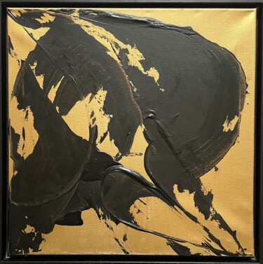 Картина под названием "Elegy5 the sound of…" - Altone Mishino, Подлинное произведение искусства, Акрил Установлен на Деревян…