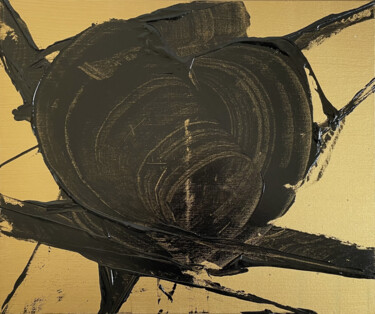 Картина под названием "Elegy 6, Our Interi…" - Altone Mishino, Подлинное произведение искусства, Акрил Установлен на Деревян…